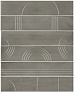 Kerama marazzi Панно Мажорель серый глянцевый (из 6 частей 6х28,5) 36x28,5x1