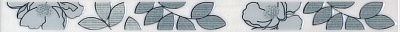 Kerama marazzi STG\B235\15016 Бордюр Ньюпорт Цветы зелёный 3х40