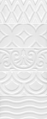 Kerama marazzi 16017 Плитка Авеллино белый структура mix 7,4х15