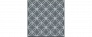 Kerama marazzi Декор Агуста 1 синий матовый 9,8x9,8x0,7