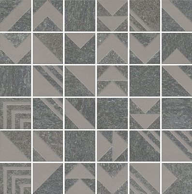 Kerama marazzi SBM014\DD2040 Декор Про Нордик серый тёмный мозаичный 30х30