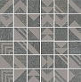 Kerama marazzi SBM014\DD2040 Декор Про Нордик серый тёмный мозаичный 30х30