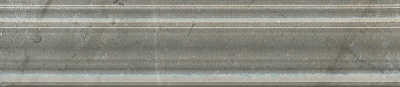Kerama marazzi Бордюр Кантата серый глянцевый 25x5,5x1,8
