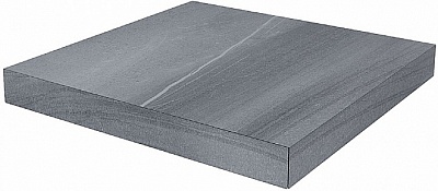 Kerama marazzi Ступень угловая клееная правая Роверелла серый 33x33x0,9
