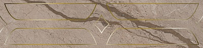 Kerama marazzi Бордюр Ифран бежевый светлый глянцевый обрезной 60x14,5x0,9