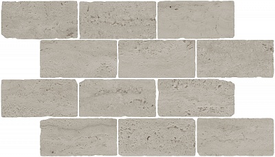 Kerama marazzi Декор Сан-Марко мозаичный серый матовый обрезной 46,5x26,5x0,9