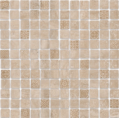 Kerama marazzi Декор Риальто Антика 2 мозаичный бежевый матовый 30x30x0,9