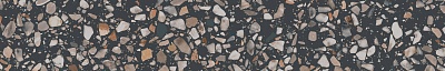 Kerama marazzi Подступенок Бричиола чёрный матовый обрезной 60x10,7x0,9