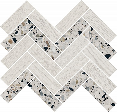 Kerama marazzi Декор Монтиони мозаичный белый 34x35,5x0,9