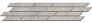 Kerama marazzi SG144\004 Бордюр Гренель серый мозаичный 9,8х46,5