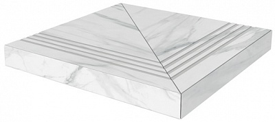 Kerama marazzi SG507102R\GCA Ступень Монте Тиберио лаппатированный угловая универсальная клееная 33х33