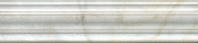Kerama marazzi Бордюр Кантата белый глянцевый 25x5,5x1,8