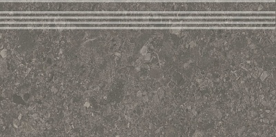 Kerama marazzi Ступень Чеппо ди Гре коричневый матовый обрезной 30x60x0,9