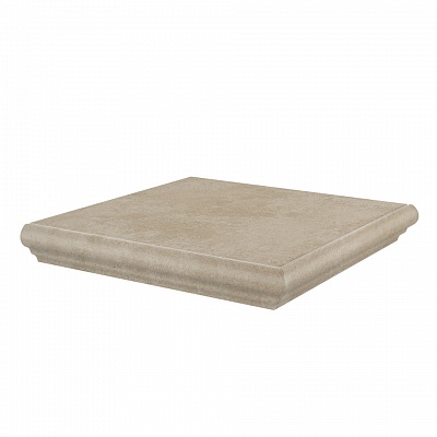 Kerama marazzi Ступень угловая Хадду бежевый матовый 34x34x0,8