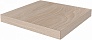 Kerama marazzi Ступень угловая клееная левая Про Вуд бежевый светлый 33x33x0,9