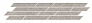 Kerama marazzi Декор Риккарди мозаичный серый светлый матовый 46,8x9,8x0,9