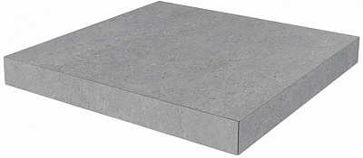 Kerama marazzi DL500800R\GCA Ступень угловая клееная Фондамента серый светлый 33х33