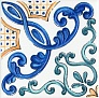 Kerama marazzi STG\A487\1146 Вставка Капри майолика 9,9х9,9