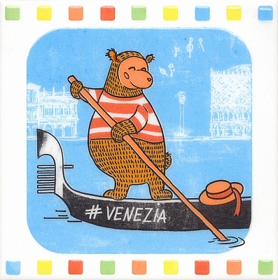 Kerama marazzi NT\A213\5009 Декор Большое путешествие Venezia 20х20