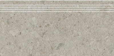 Kerama marazzi Ступень Чеппо ди Гре бежевый светлый матовый обрезной 30x60x0,9