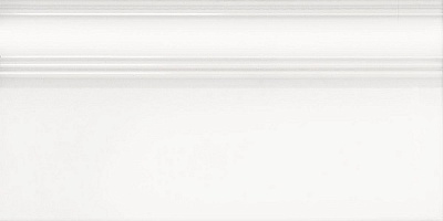 Kerama marazzi Плинтус Беллони белый матовый обрезной 20x40x1,6