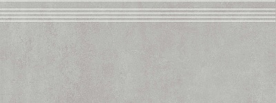 Kerama marazzi Ступень Про Догана серый светлый матовый обрезной 30x80x0,9