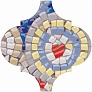 Kerama marazzi OP\A170\65000 Декор Арабески Майолика Гауди 6,5х6,5