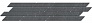 Kerama marazzi SG144\005 Бордюр Гренель серый тёмный мозаичный 9,8х46,5