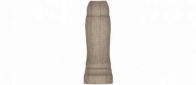 Kerama marazzi Угол внешний Тровазо серый матовый 8x2,9x1,4