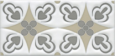 Kerama marazzi STG\A620\16000 Декор Клемансо орнамент 7,4х15
