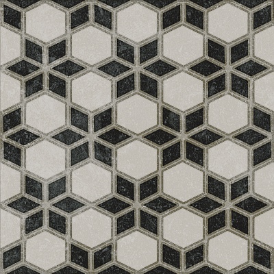 Kerama marazzi VT\A297\SG1544N Декор Фреджио 4 чёрно-белый 20х20