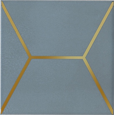Kerama marazzi OP\E181\17067 Декор Витраж голубой 15х15