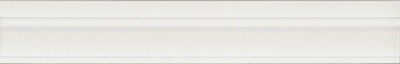 Kerama marazzi Бордюр Флориан белый матовый обрезной 30x5x1,9