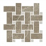 Kerama marazzi Декор Серенада мозаичный бежевый тёмный лаппатированный 32x32x0,9