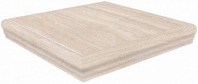 Kerama marazzi SG157200R\GR\ANS Ступень Пантеон беж левая угловая 34х34