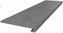 Kerama marazzi Ступень клееная Фондамента серый темный 33x119,5x0,9