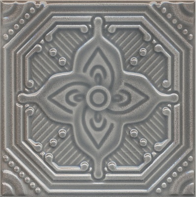 Kerama marazzi SSA001 Декор Салинас серый 15х15