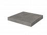 Kerama marazzi Ступень угловая клееная Портленд серый тёмный матовый обрезной 33x33x0,9