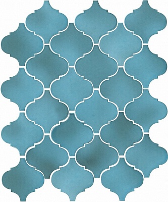 Kerama marazzi 65005 Плитка Арабески Майолика голубой 26х30