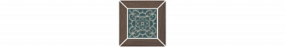 Kerama marazzi Декор Тровазо наборный коричневый тёмный матовый 13x13x0,9