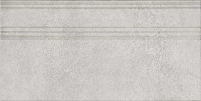 Kerama marazzi Плинтус Догана серый светлый матовый обрезной 20x40x1,6