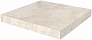 Kerama marazzi Ступень угловая клееная Роверелла бежевый светлый 33x33x0,9