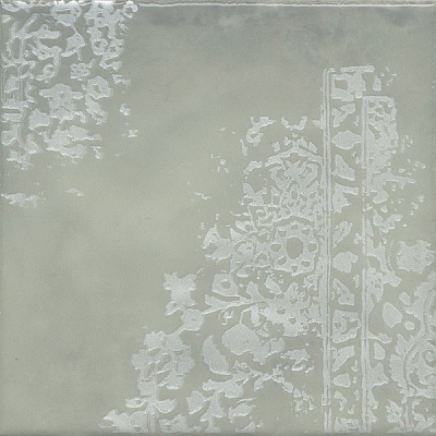Kerama marazzi Декор Адриатика 3 зелёный глянцевый 20x20x0,69