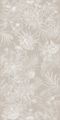 Kerama marazzi Декор Таделакт серый светлый матовый обрезной 60x119,5x0,9