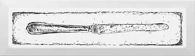 Kerama marazzi NT\B25\2882 Декор Knife чёрный 8,5х28,5