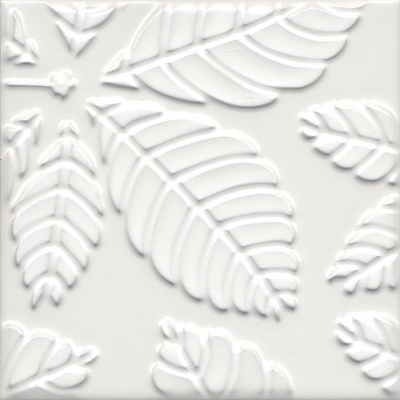 Kerama marazzi Декор Агдаль 1 белый матовый структура 15x15x0,9