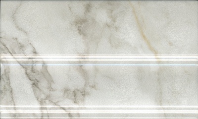 Kerama marazzi Плинтус Кантата белый глянцевый 25x15x1,5
