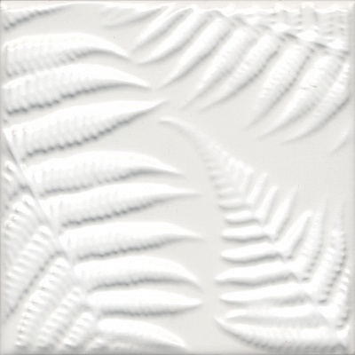 Kerama marazzi Декор Агдаль 3 белый матовый структура 15x15x0,9