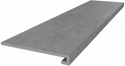 Kerama marazzi Ступень клееная Фондамента серый 33x119,5x0,9