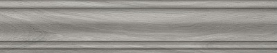 Kerama marazzi Плинтус Монтиони серый матовый 39,6x8x1,55